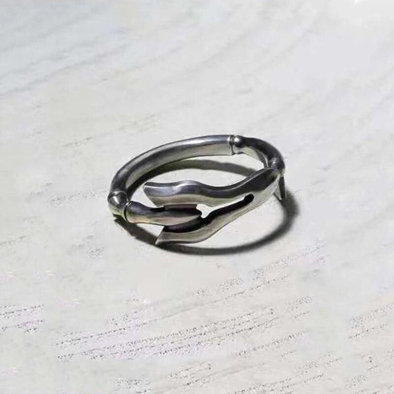 Anime Spear Of Longinus Ring Vintage Unisex Adjustable Opening Cosplay Rings Jewelry Accessories Gifts Party