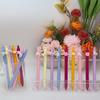 13Pcs Cute Sweet Pink Neutral Pen Cartoon Press Pen Smooth Writing School Stationery Office Supplies Gifts Back To School Season Gifts