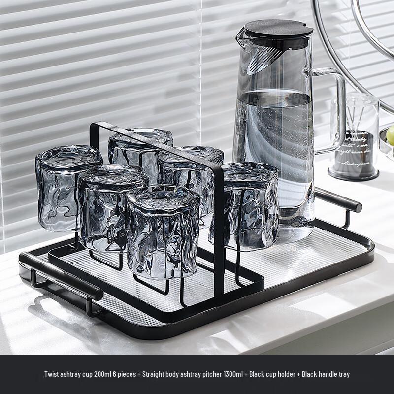 Naijiang High-End Twisted Glass Drinkware Set