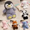 Doll Panda Penguin Pink Pig Elephant Raccoon Animal Gift Pp Cotton Filling