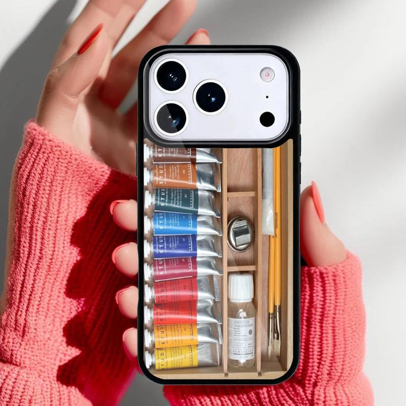 Colorful Rainbow Watercolor Phone Case for iPhone 17 16 15 14 13 Pro Max Back Cover for 12 11 Pro Coque