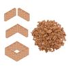 Miniatur Miniatur Modell Garten Zubehör 100er Pack Ziegelsteine, Maßstab 1/35, Teile, Ziegelsteine, DIY, Diorama, Bauen, (rot)