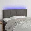 VidaXL LED Headboard Bedroom Furniture Single Bed Accessory Headboard Bed Frame Interior Dark Grey 3121655