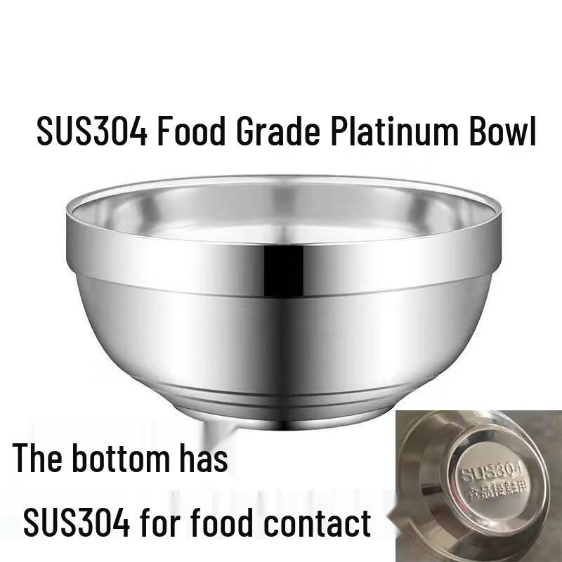 

Двухслойные антиожоговые миски из нержавеющей стали 304