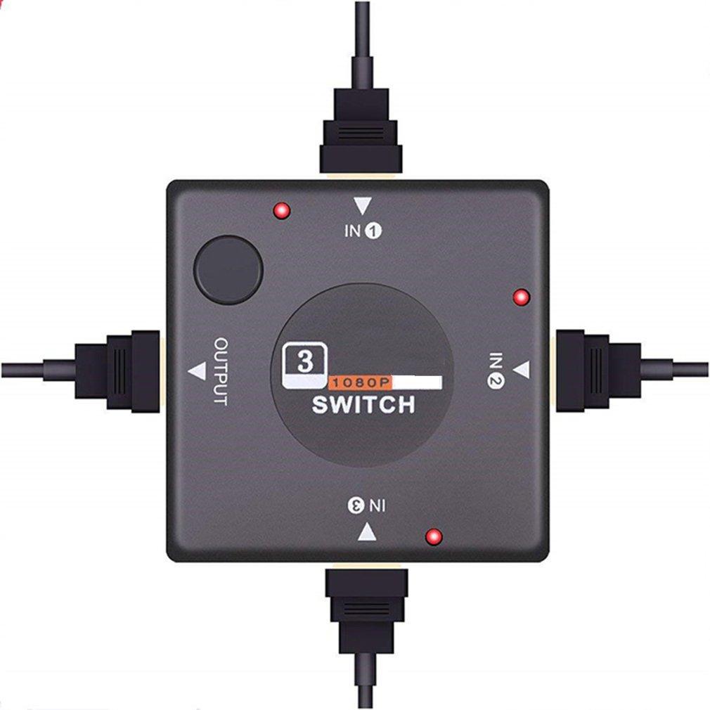 Mini HDMI-compatible Switcher 3 to 1 TV Switch Box 3 Way Selector 1080P 3 in 1 Out HDMI-compatible Splitter Dropshipping Hot