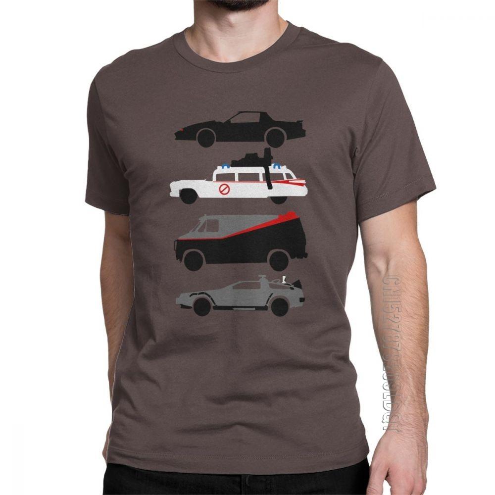 The Cars The Star Back To The Future TShirt Time Machine Popular T Shirt Unisex Male Tshirt Clothes Oversize Tee Shirt Cotton S