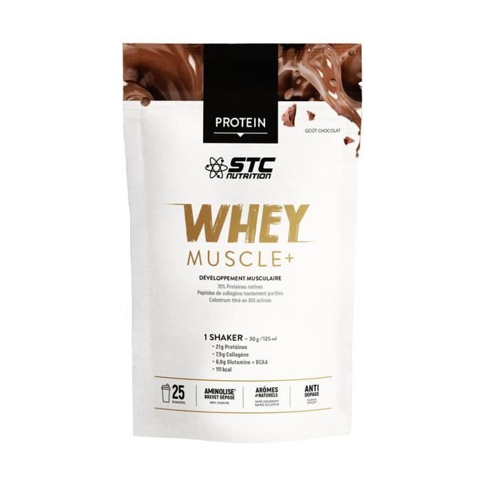 STC Nutrition+Whey Muscle+ Protein Chocolat 750 G