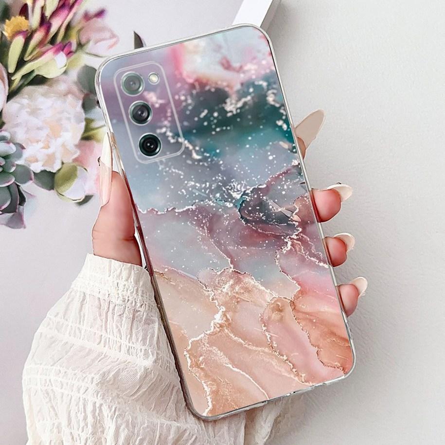 For Samsung Galaxy S20 FE Case SM-G780F S20FE Cover Popular Flower Soft Silicone Cases For Samsung S20 Fan Edition S20Lite Funda