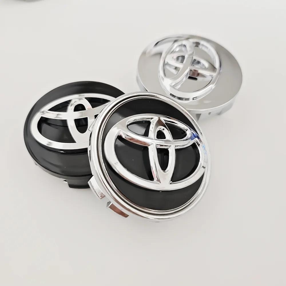 for Toyota Camry Corolla RAV4 Highlander Vios C-HR SIENNA AVALON YARLS 53mm 57mm 62mm 4 Pieces Wheel Center Caps