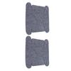 2 Pcs Desktop Storage Felt Box Foldable Felt Storage Basket Makeup Organizing Basket for Home