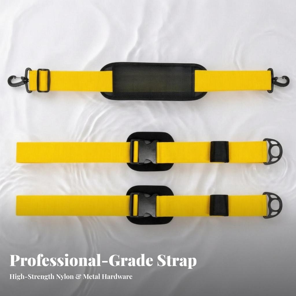 Easy to Attach Paddleboard Carry Strap with Shoulder Pad Hands-Unrestricted SUP
