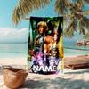 Personalized customized proof beach towel with He-Man and the Masters of the Universe pattern - soft, absorbent,quick-drying,perfect swimming,camping&