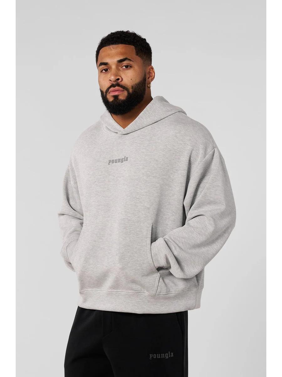 

Модна чоловіча спортивна толстовка YOUNGLA, бавовняний світшот S