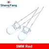 10/20/100 Stück LED Transparent Rund 3MM 5MM Super Hell Wasser Klar Grün Rot Weiß Gelb Blau Licht LED Glühbirnen Leuchtdiode