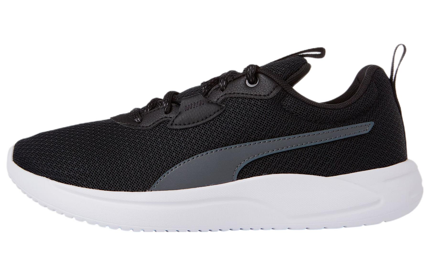 PUMA Resolve Smooth Black Grey White 376219-08 35.5
