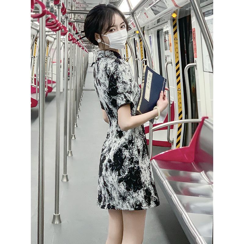 Petite Chinese Qipao: Summer 2025 Daily Wear Niche Dress for Young Women