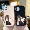Painted Pattern Big Wave Edge Soft Silicone Material Macaron Phone Case Shockproof Protective Rubber Casing for OnePlus Vivo Motorola Moto
