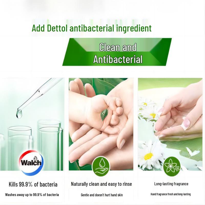 Mama's Choice Antibacterial Hand Wash - Lime Moisturizing (525ml + Refill)