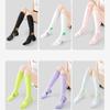 Women's Spring And Summer Knee-High Functional Compression Socks For Skippinged Rope, Aerobics And Pressure Sports
