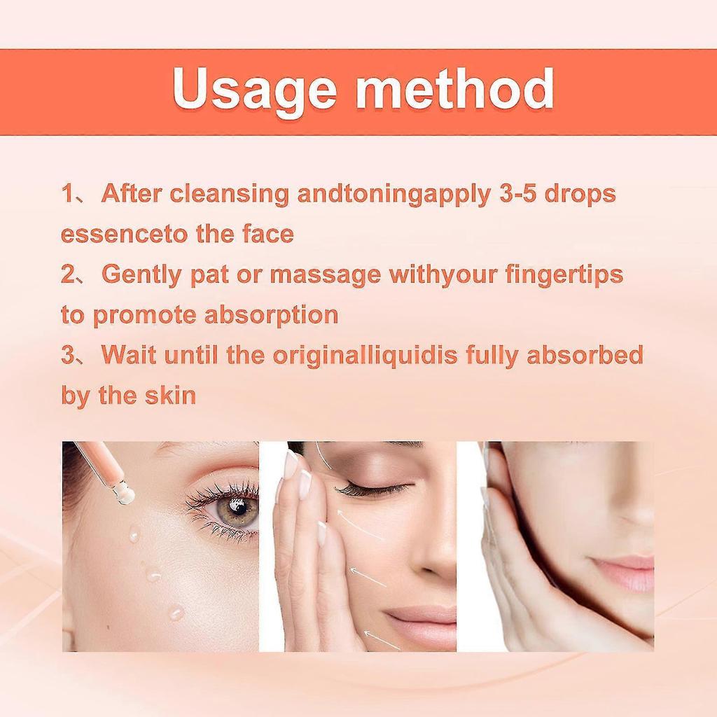 25-26 Eelhoe - 2pack Vitamin C Rose Oil Improve Tone, Firmness And Complexion, Anti Deep Wrinkle, Brighten & Firm, Anti-aging Daily Serum