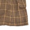 TROVE Made In Japan Glen Check Linen Gown Coat 2 Brown Men's Used