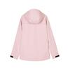 Skechers Outdoor Series Hooded Solid Color Zipper Long Sleeve Breathable Jacket Women jackets Gray Pink L424W166-01NX