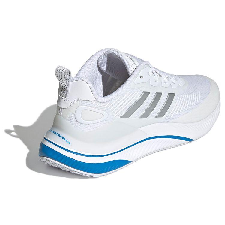 Adidas Alphamagma Fabric Mesh Retro Casual Non-Slip Breathable Lightweight Low-Top Training Shoes Unisex Sneakers White Blue Silver GV7918