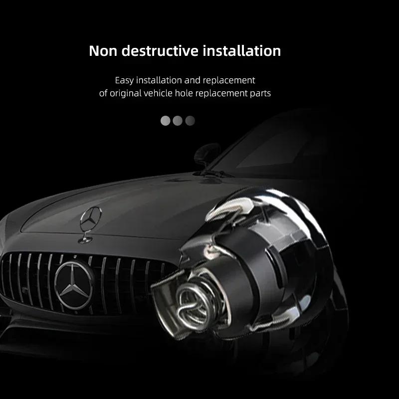 New For Mercedes Benz Zinc Alloy Car Front Hood Emblem Badge Accessories For Mercedes Benz AMG W213 W223 W240 W212 W222 W221 W21