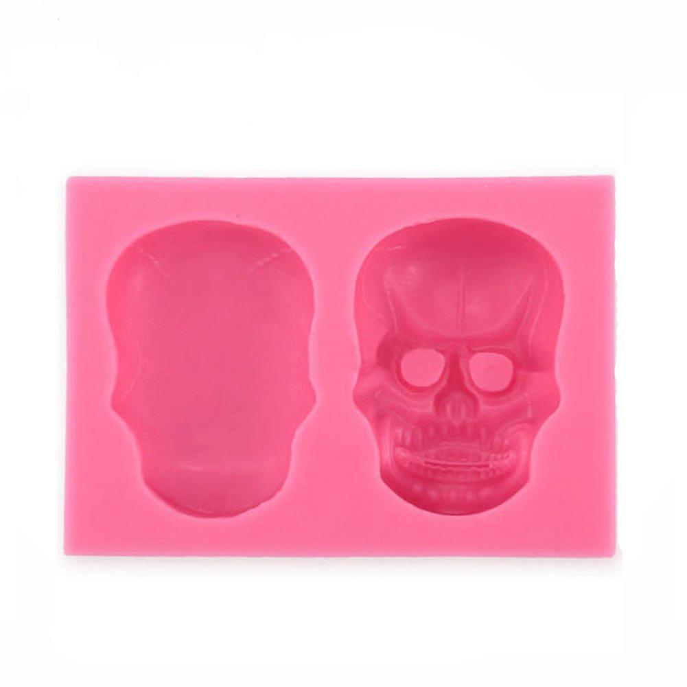 Forma do pieczenia Kreatywna Maska Czaszki Seria Kości Silikonowa Forma do pieczenia Fondantu Na ciasta Pizze