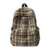 Schulranzen Rucksack weiblich Koreanische Version Herbst und Winter Neu Retro Karomuster Rucksack Japanischer Mädchenstil College-Student Literarisch und vielseitig
