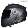 Full Face Motorcycle Helmet With Dual Visors Bluetooth Module Electric Scooter Riders Unisex Adult ABS Winter Use