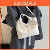Bow Solid Ribbon Color Bucket Handbag Single Shoulder Crossbody Bag Gift Women