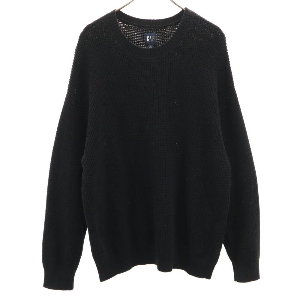 

GAP Long sleeve sweater L black knit Men s Used