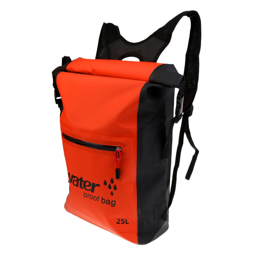 Wasserdichter Rucksack PVC Rollverschluss Tasche Rucksack Marine Dry Sack für Kajak Boot Kanu Surfen