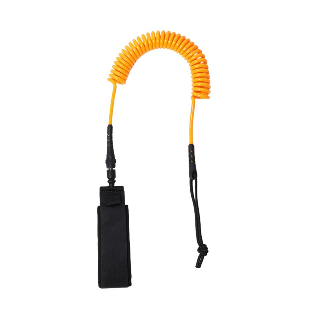 10FT 5.5 MM Paddle Board Leash Strong Cord Surfboard Foot Leash 360 Degree Rotating Design for Swivels Inflatable Longboard