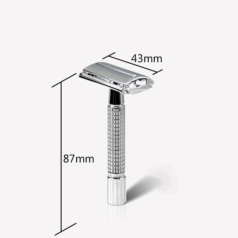 Classic Razor Handle Razor Holder Men 's Shaving Face Razor Blades Shaving Machin Safety Stainless Steel for Men Barber Straight