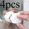 Set of 4 Cat Paw Sponges for Cleaning Mirrors and Glass: Eliminate Stains, Water Spots, and Grime From Bathroom Surfaces