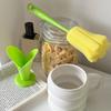 2PCS Sponge Cleaning Brush Long Handle Grip Cup Brush for Coffee Mugs Winebottle Baby Bottles