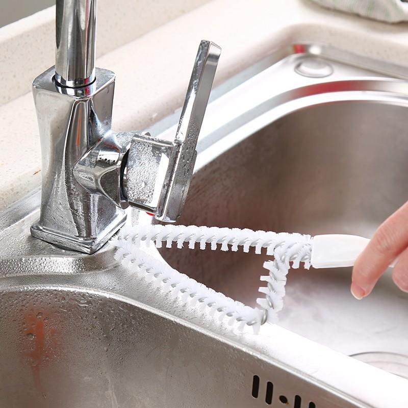 Multi Purpose Window Crevice Brush for Kitchen, Gas Stove and Bathroom Cleaning