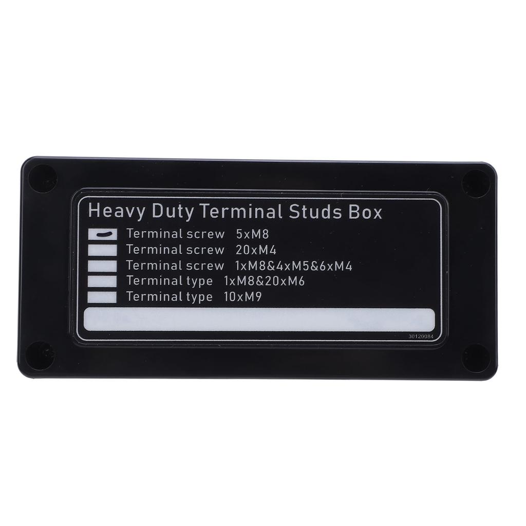 5 Way Power Distribution Block 48V 300A M8 X 5 Heavy Duty Safe Connection Marine Battery Bus Bar for Vehicles Boats RVs