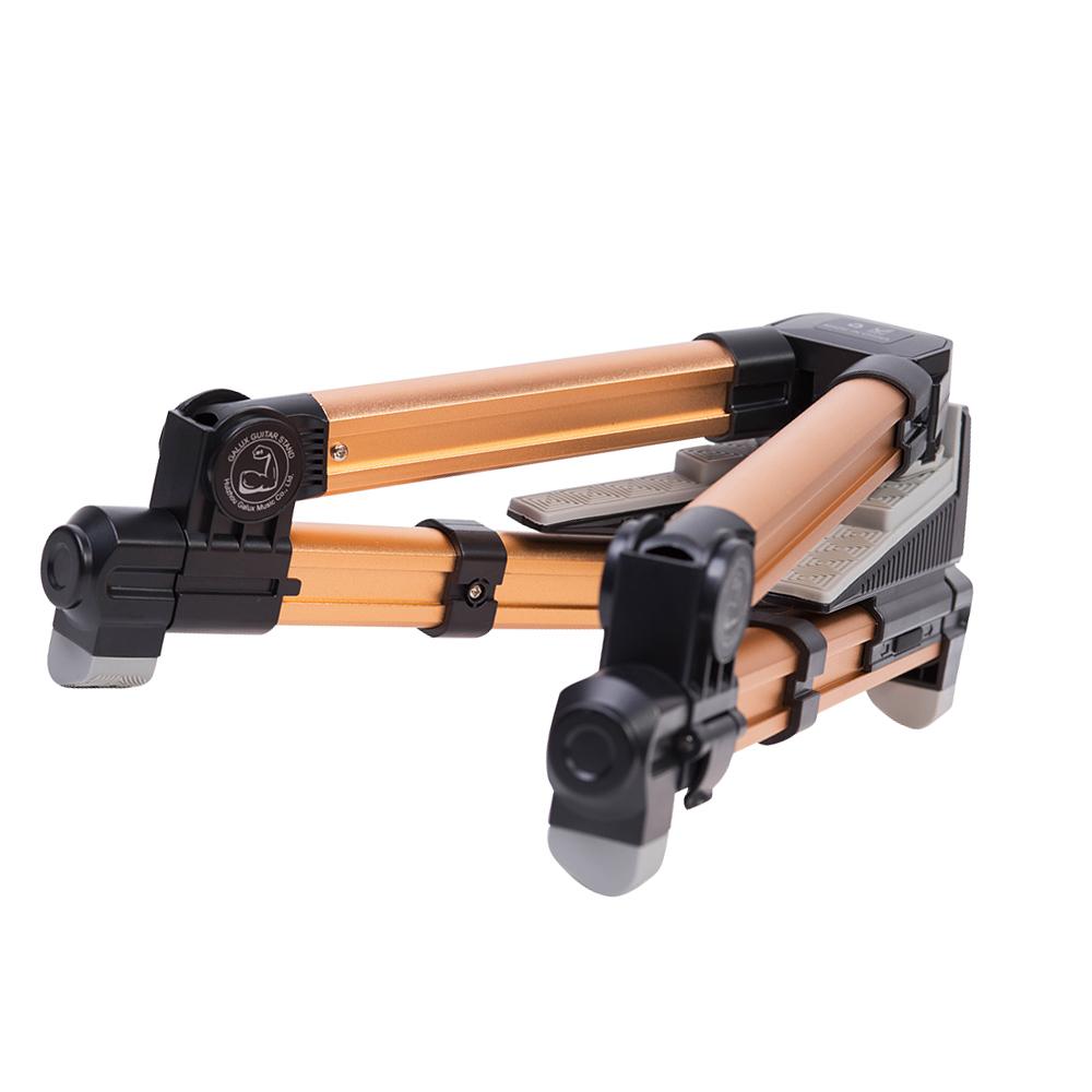 Guitar Stand A-frame Folding Holder Bracket Support Aluminum Alloy for Acoustic Electric Classical Folk Guitar Ukulele Bass Violi