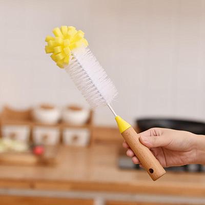 Eco-friendly Wood Handle Scrub Brush Kitchen Brush Dishwashing Brush Cleaning Brush