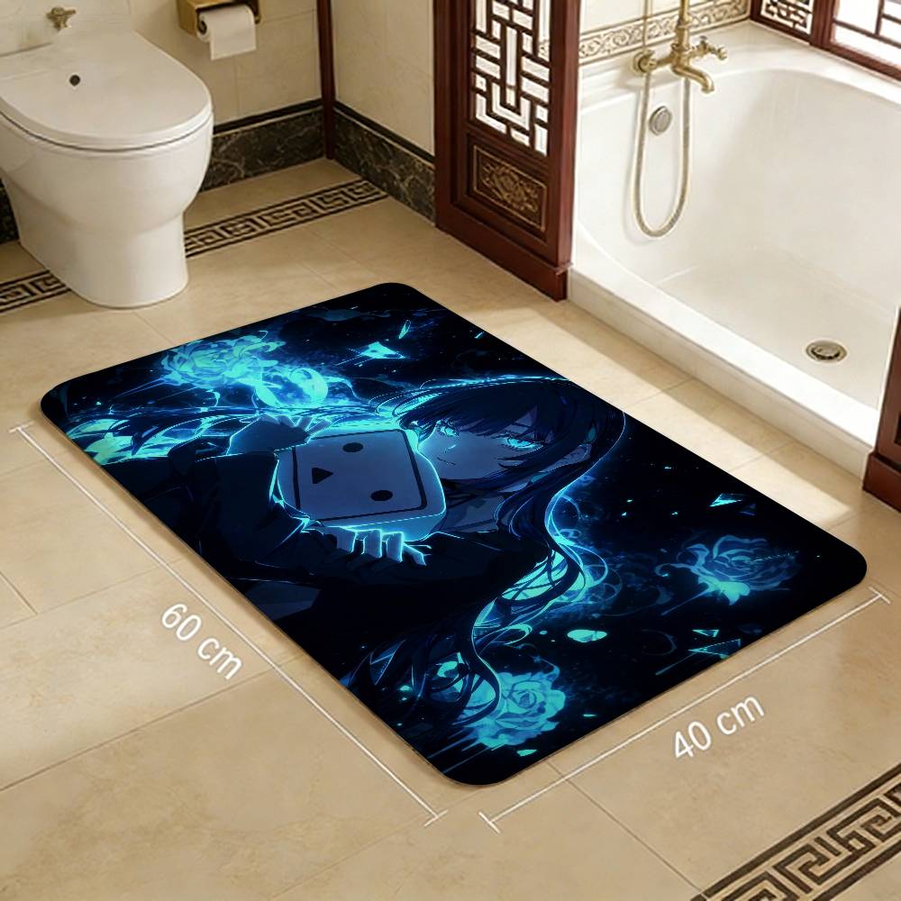 Ado Japanese Singer Bathroom Mat Kids Room Bedroom Decoration Balcony Anti-Slip Doormat Living Room Welcome Rug