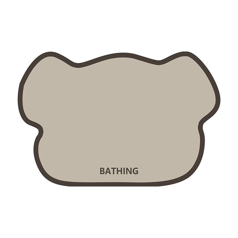 New Soft Diatom Mud Moisture-wicking Mat Slip-resistant Quick Dry Foot Mat Bathroom Door Dirty Mat Durable Durable