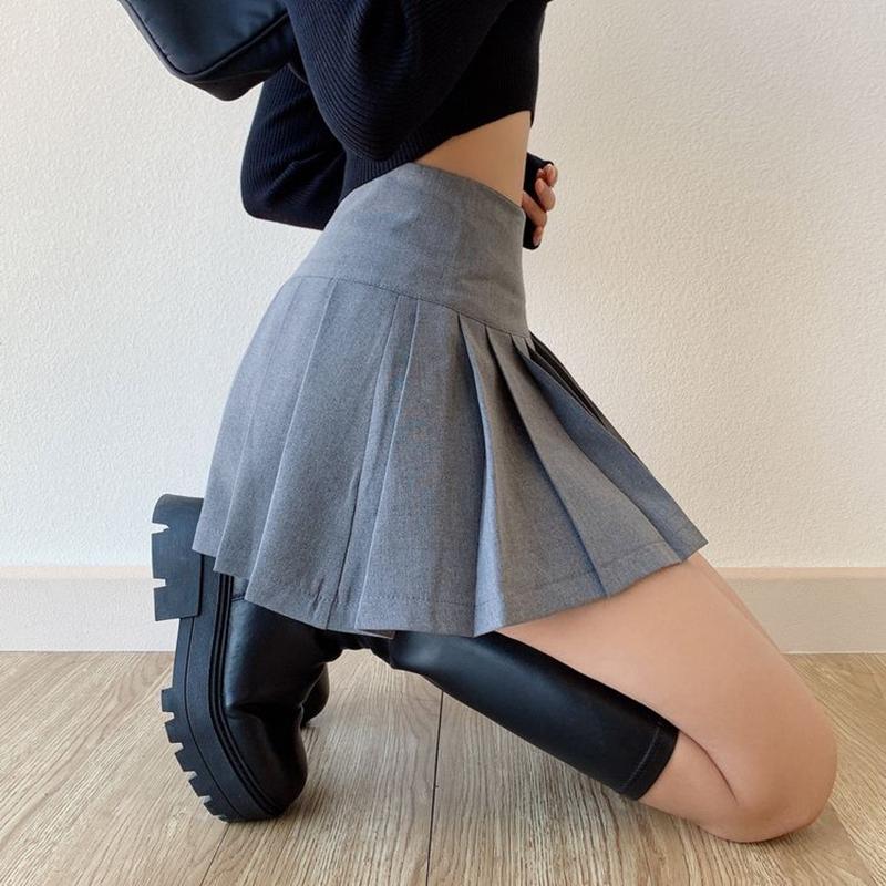 Fashion Slim Fit Women Pleated Skirt Summer High Waist Sexy Mini Skirt Jk Korean Girl Dance Skirt