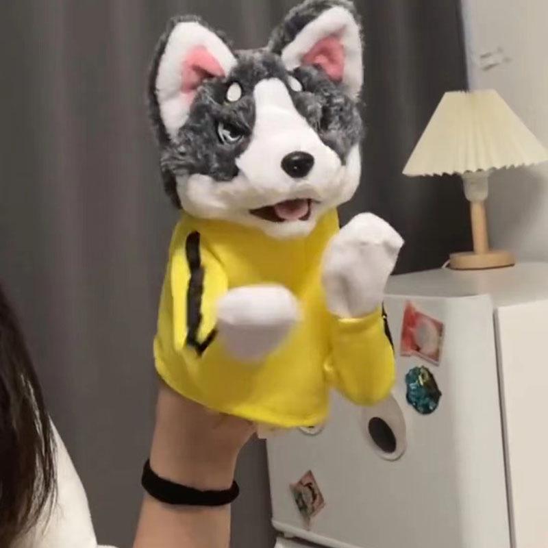 

Плюшевая кукла-собака Хаски Кунг-фу - Игрушка, активируемая звуком, в стиле TikTok One Size