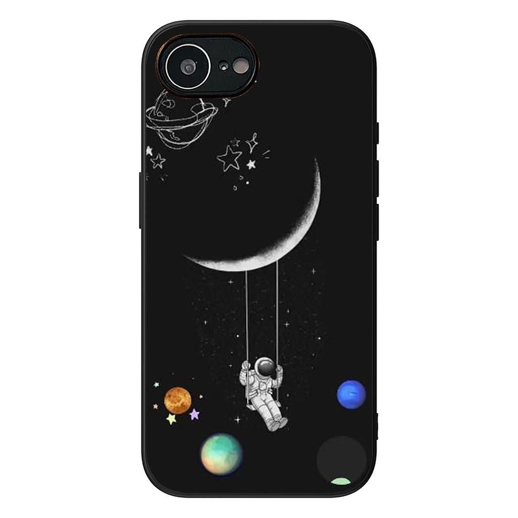 Galaxy Moon Sky Astronaut Stars Phone Case for Motorola Moto Edge 50 30 Fusion 40 NEO Ultra Pro G22 G23 G20 G35 G84 G13 G53