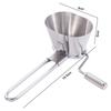 Comfortable Handle Rotary Vegetable Grater Hand Crank Coriander Cutter  Seasoning