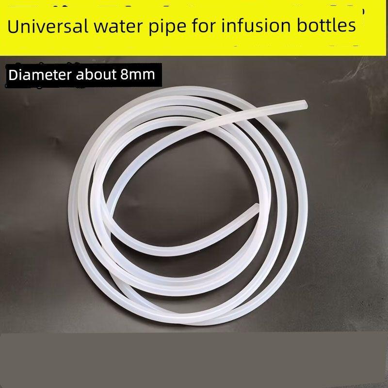 

Electric Iron Accessories, Steam Iron, White Silicone Tube, High-Temperature Silicone Hose, Tube, Hose, Water Inlet Pipe Separate White Silicon Tube 2m (Without Spring)