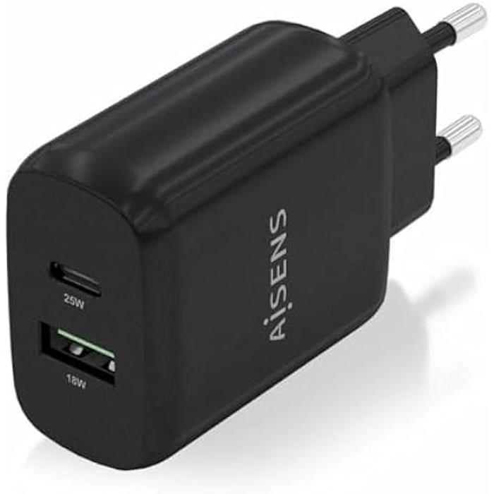 Aisens Chargeur Mural A110-0759 Noir 25 W (1 Unité)